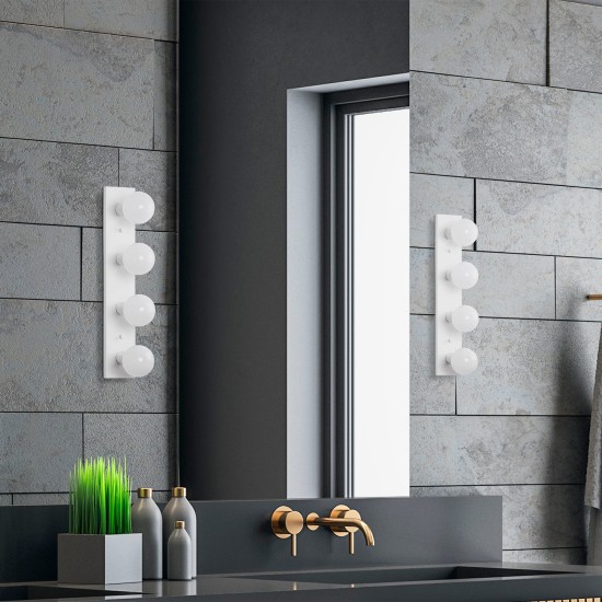 Wall Lamp Mirro - 12241 White Wall Lamp Mirro - 12241 White