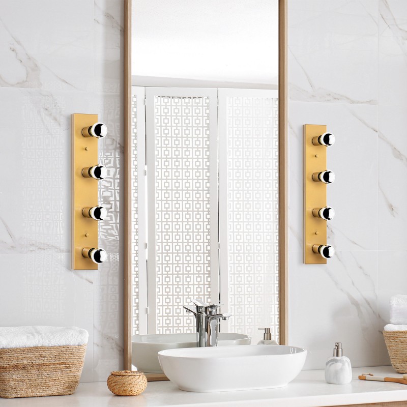 Wall Lamp Mirro - 12242 Gold