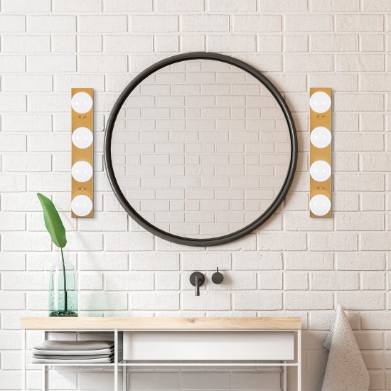 Wall Lamp Mirro - 12242 Gold Wall Lamp Mirro - 12242 Gold