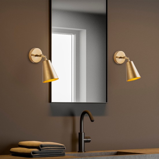Wall Lamp Evander - 13190 Gold Opviq Wall Lamp Evander - 13190 Gold