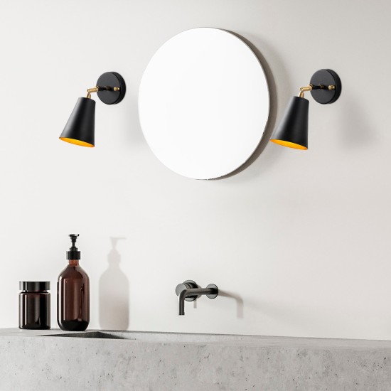 Opviq Wall Lamp Evander - 13191 Black
Gold