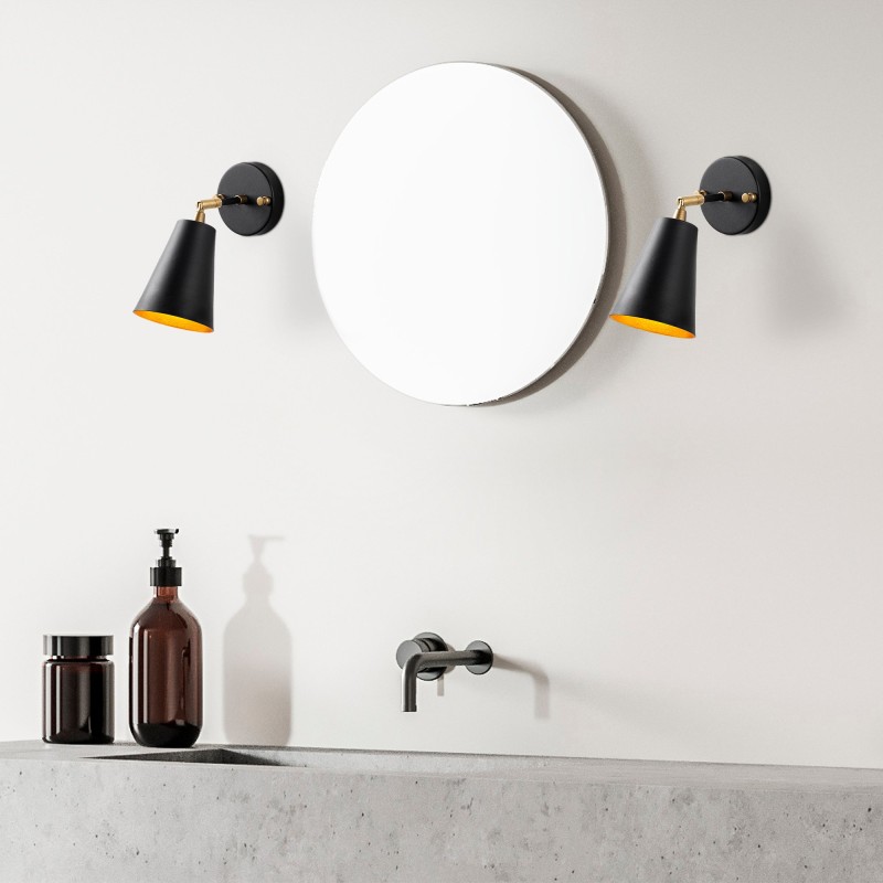 Opviq Wall Lamp Evander - 13191 Black
Gold