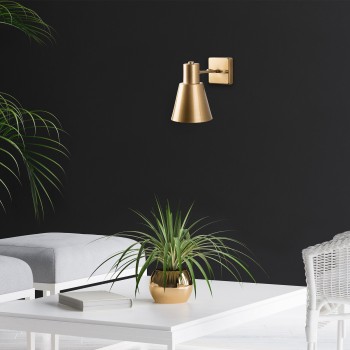 Wall Lamp Funnel - 13091 Gold