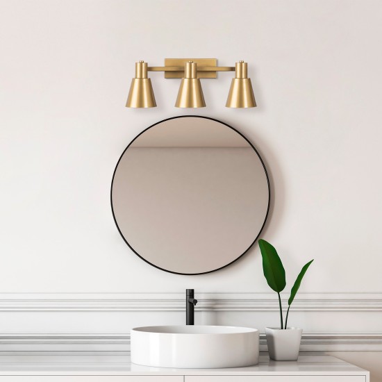 Wall Lamp Funnel - 13095 Gold