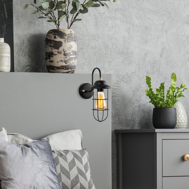 Wall Lamp Mahoni - 13205 Black
Gold