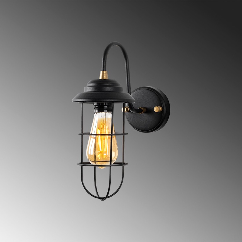 Wall Lamp Mahoni - 13205 Black
Gold