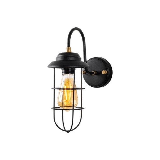 Wall Lamp Mahoni - 13205 Black
Gold Wall Lamp Mahoni - 13205 Black
Gold