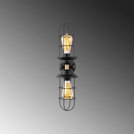Wall Lamp Mahoni - 13207 Black
Gold
