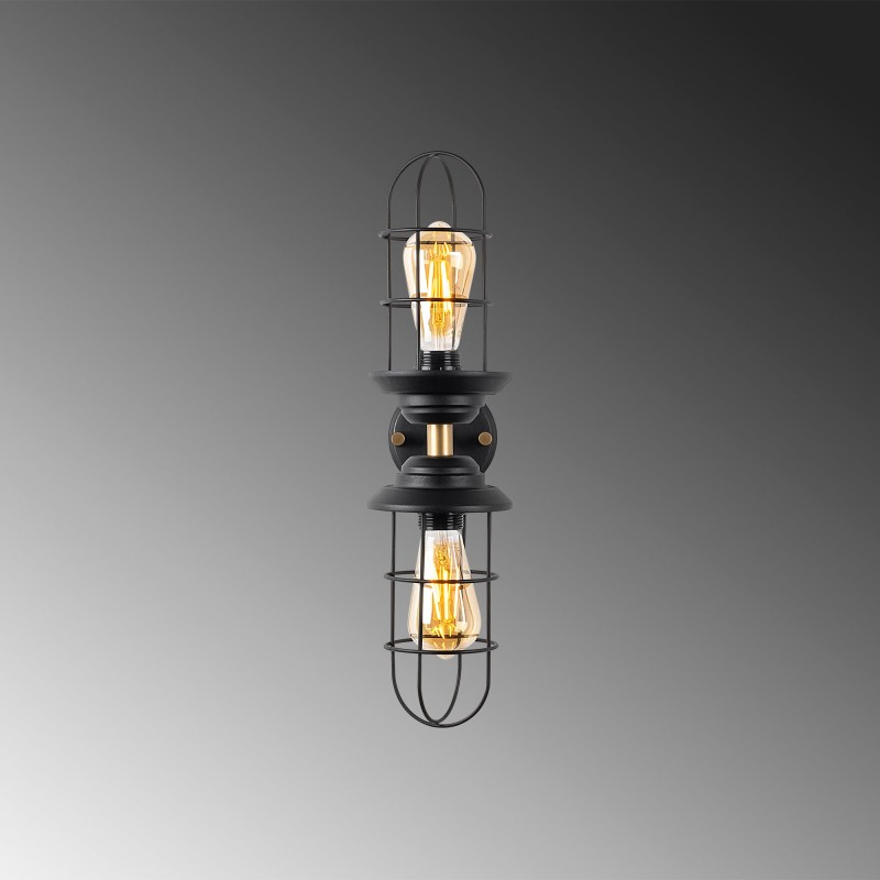 Wall Lamp Mahoni - 13207 Black
Gold
