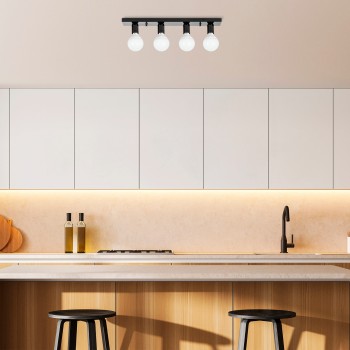 Chandelier Mirro - 12230 Black
White