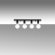 Opviq Chandelier Mirro - 12230 Black
White
