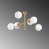 Opviq Chandelier Arge - 10173 Gold