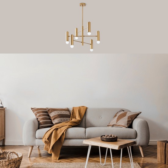 Chandelier Gharib - 13267 Gold Opviq Chandelier Gharib - 13267 Gold