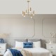 Chandelier Gharib - 13267 Gold Opviq Chandelier Gharib - 13267 Gold