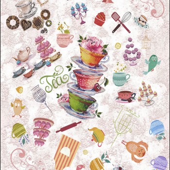 Carpet (50 x 80) Wookece243 Multicolor