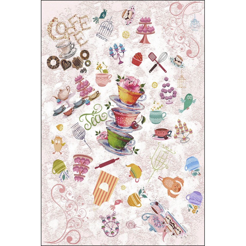 Carpet (50 x 80) Wookece243 Multicolor