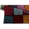Hall Carpet (100 x 150) Renkli Kare Multicolor