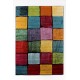 Conceptum Hypnose Carpet (140 x 200) Renkli Kare Multicolor