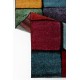 Conceptum Hypnose Carpet (140 x 200) Renkli Kare Multicolor