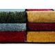 Conceptum Hypnose Carpet (140 x 200) Renkli Kare Multicolor