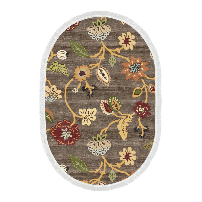 Carpet (160 x 230) Mu176 - Coffee (Oval) Coffee