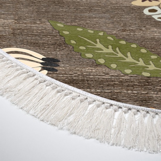 Carpet (160 x 230) Mu176 - Coffee (Oval) Coffee Carpet (160 x 230) Mu176 - Coffee (Oval) Coffee