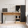 Hanah Home Study Desk Ct2-Ab Atlantic Pine
Black