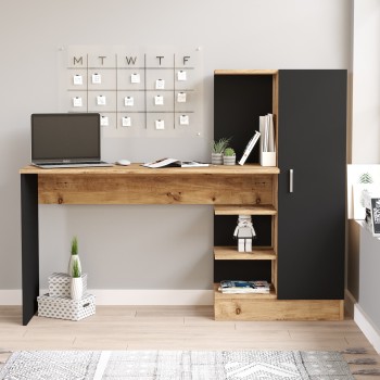 Study Desk Ct2-Ab Atlantic Pine
Black