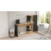 Hanah Home Study Desk Ct2-Ab Atlantic Pine
Black