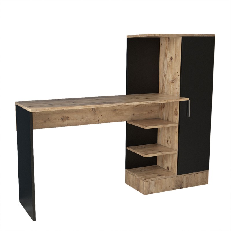 Hanah Home Study Desk Ct2-Ab Atlantic Pine
Black