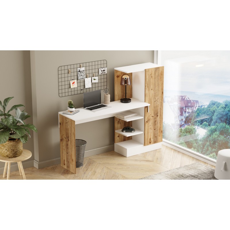 Hanah Home Study Desk Ct2-Aw Atlantic Pine
White
