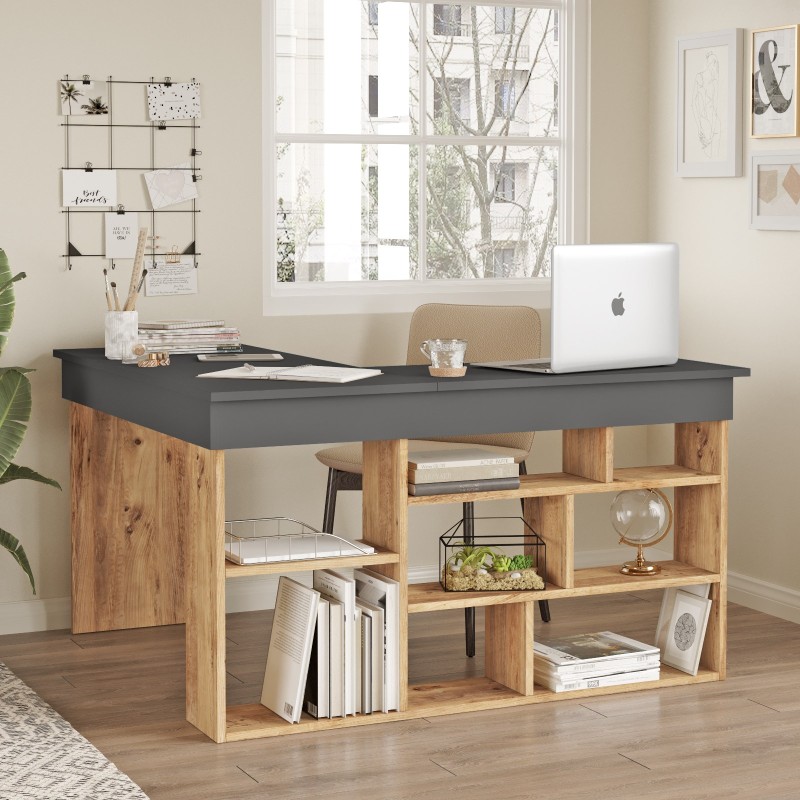 Hanah Home Study Desk Ct5-Aa Atlantic Pine
Anthracite
