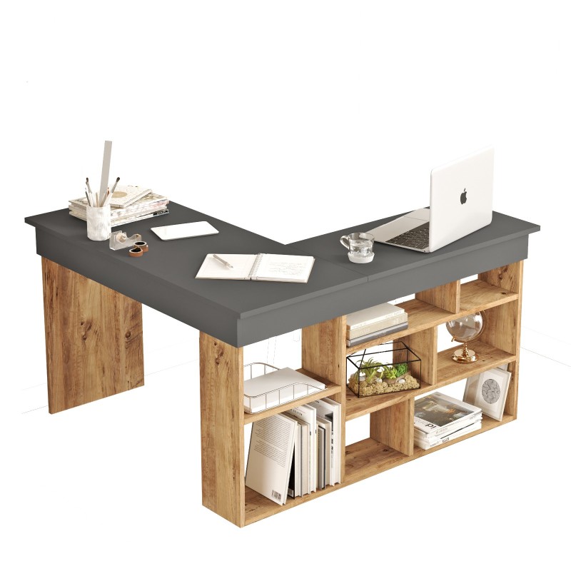 Hanah Home Study Desk Ct5-Aa Atlantic Pine
Anthracite