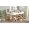 Hanah Home Study Desk Ct5-Aw Atlantic Pine
White