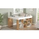 Hanah Home Study Desk Ct5-Aw Atlantic Pine
White