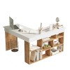 Hanah Home Study Desk Ct5-Aw Atlantic Pine
White