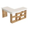 Hanah Home Study Desk Ct5-Aw Atlantic Pine
White