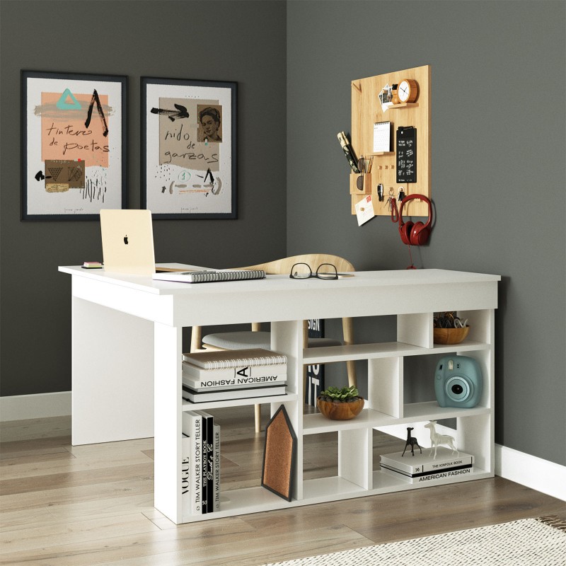 Hanah Home Study Desk Ct5-W White