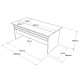 Hanah Home Study Desk Vs1-Cga Brown
Grey
Anthracite