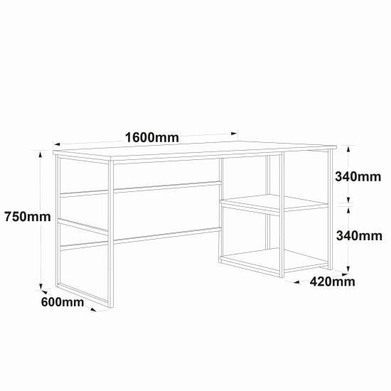 Study Desk Vg28-A Atlantic Pine