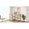 Hanah Home Study Desk Vg23-Ge White Marble
Gold