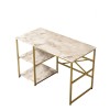 Hanah Home Study Desk Vg23-Ge White Marble
Gold