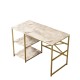 Study Desk Vg23-Ge White Marble
Gold Hanah Home Study Desk Vg23-Ge White Marble
Gold