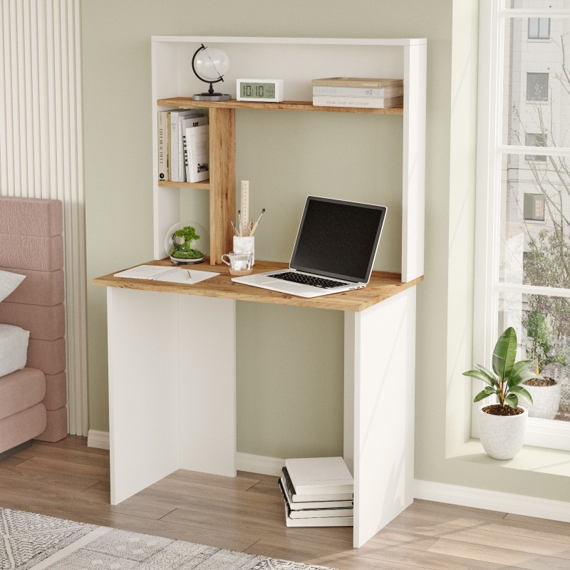 Hanah Home Study Desk Br2-Aw Atlantic Pine
White