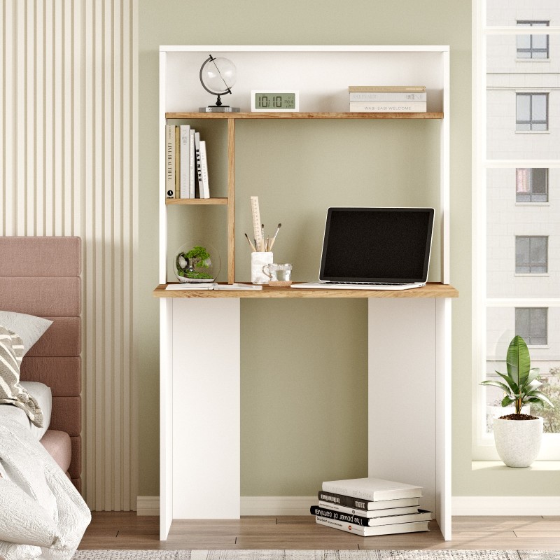 Hanah Home Study Desk Br2-Aw Atlantic Pine
White