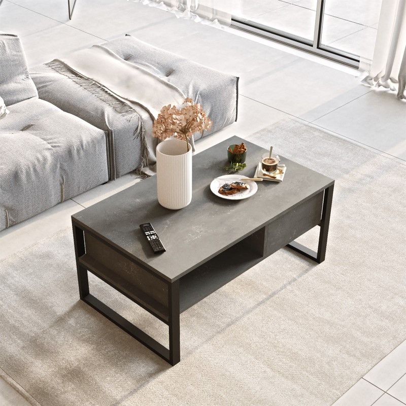 Hanah Home Coffee Table Ml34-Rg Silver