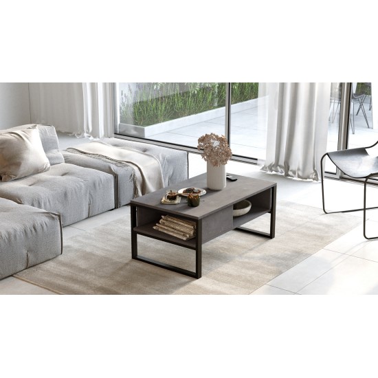 Coffee Table Ml34-Rg Silver Hanah Home Coffee Table Ml34-Rg Silver