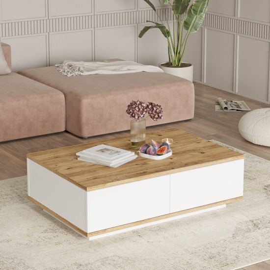 Coffee Table Fr14-Aw Atlantic Pine
White Hanah Home Coffee Table Fr14-Aw Atlantic Pine
White