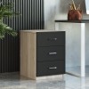 Hanah Home Drawer Vo3-Ob Oak
Black