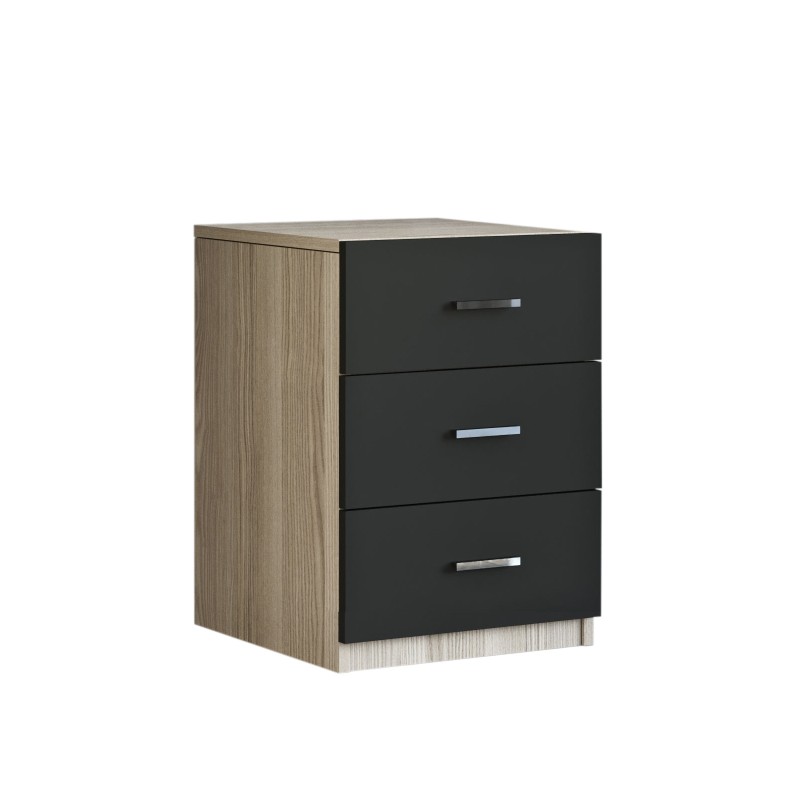 Hanah Home Drawer Vo3-Ob Oak
Black